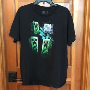 Mojang and Jinx Creepers Howling at the Moon Tee